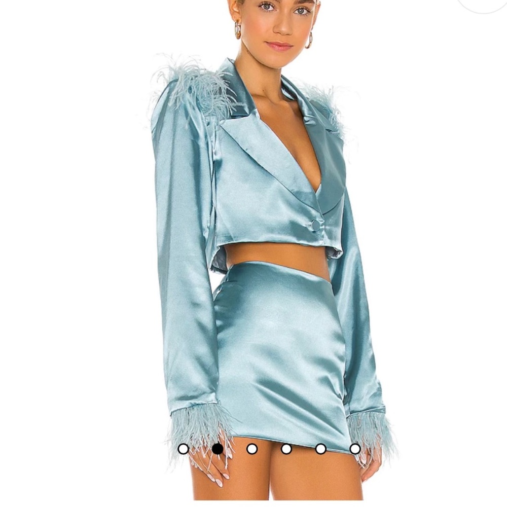 REVOLVE 2 piece blazer skirt co ord